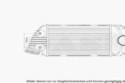 Aks Dasis Ladeluftkühler [Hersteller-Nr. 177007N] für Porsche von AKS DASIS