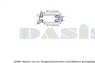 Aks Dasis Ölkühler, Motoröl [Hersteller-Nr. 226003N] für Ford, Volvo von AKS DASIS