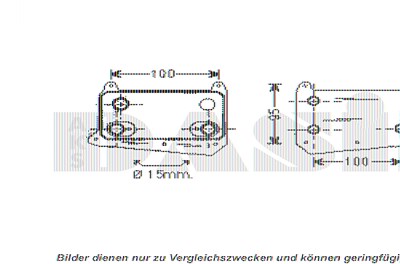 Aks Dasis Ölkühler, Motoröl [Hersteller-Nr. 126009N] für Mercedes-Benz von AKS DASIS