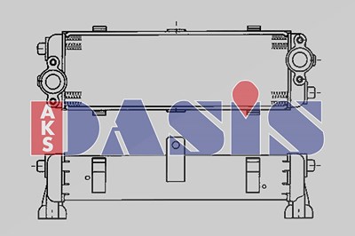 Aks Dasis Ölkühler, Motoröl [Hersteller-Nr. 176180N] für Porsche von AKS DASIS