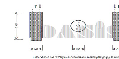 Aks Dasis Trockner, Klimaanlage [Hersteller-Nr. 800325N] für Chrysler, Dodge von AKS DASIS