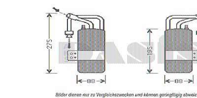 Aks Dasis Trockner, Klimaanlage [Hersteller-Nr. 800524N] für Ford von AKS DASIS