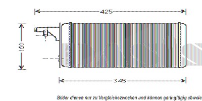 Aks Dasis Wärmetauscher, Innenraumheizung [Hersteller-Nr. 409090N] für Iveco von AKS DASIS