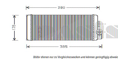 Aks Dasis Wärmetauscher, Innenraumheizung [Hersteller-Nr. 139450N] für Mercedes-Benz von AKS DASIS