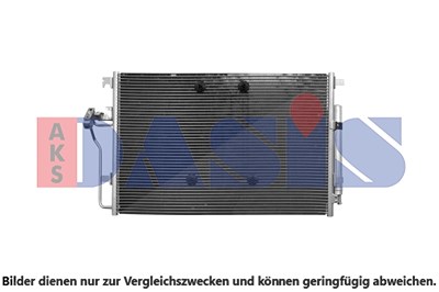 Aks Dasis Kondensator, Klimaanlage [Hersteller-Nr. 122053N] für Mercedes-Benz von AKS DASIS