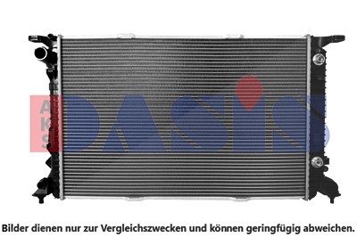 Aks Dasis Kühler, Motorkühlung [Hersteller-Nr. 170014N] für Porsche von AKS DASIS