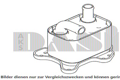Aks Dasis Ölkühler, Motoröl [Hersteller-Nr. 156014N] für Opel von AKS DASIS