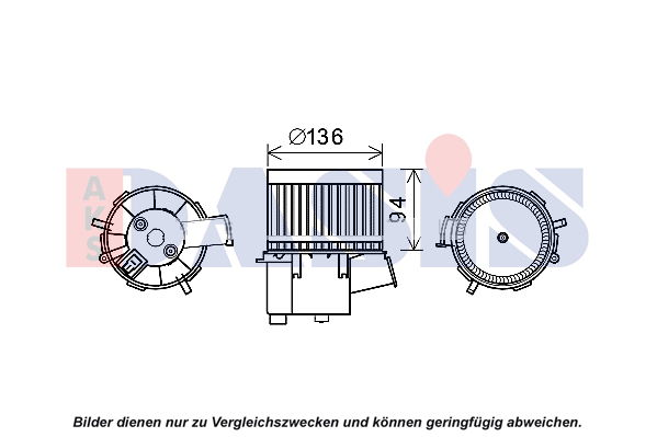 Innenraumgebläse AKS Dasis 088129N von AKS Dasis