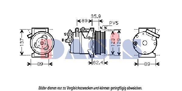 Kompressor, Klimaanlage AKS Dasis 851829N Kompressor, Klimaanlage AKS Dasis 851829N von AKS Dasis