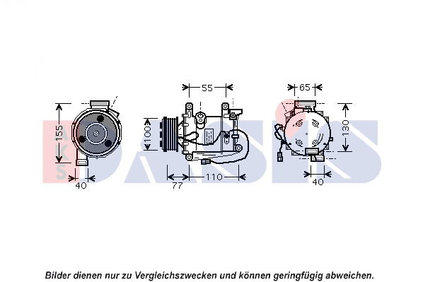 Kompressor, Klimaanlage AKS Dasis 851939N Kompressor, Klimaanlage AKS Dasis 851939N von AKS Dasis