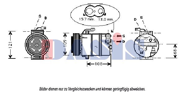 Kompressor, Klimaanlage AKS Dasis 853710N Kompressor, Klimaanlage AKS Dasis 853710N von AKS Dasis