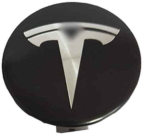 AKXBEFU 4 Stück Radnabenkappen für Tesla Model Sx3 60MM, Nabendeckel Radnabenabdeckung Nabenkappen Felgendeckel Radkappen Wheel Hub Caps von AKXBEFU