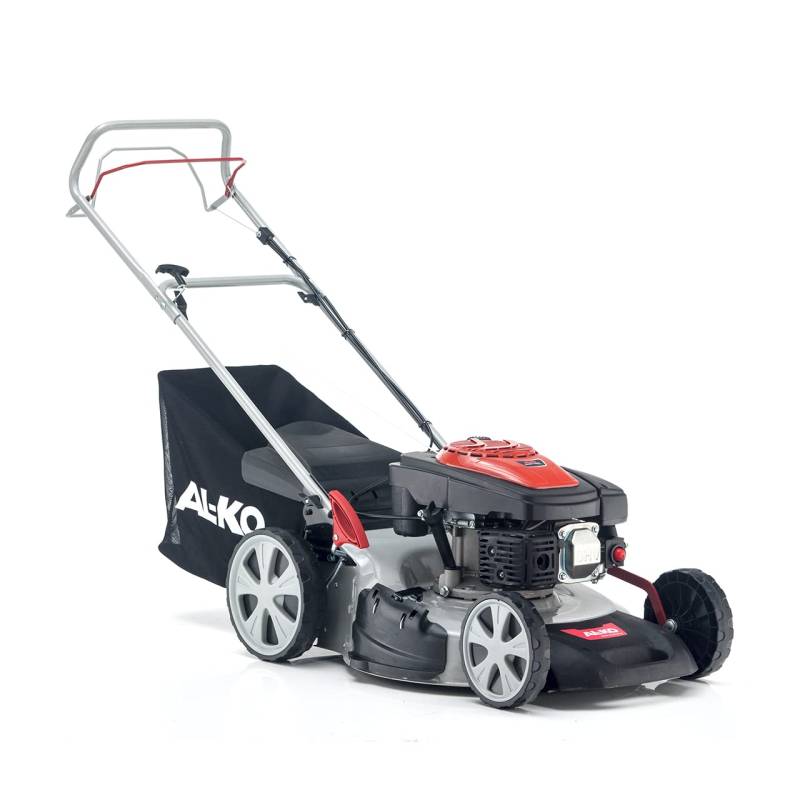 AL-KO Benzin-Rasenmäher Easy 5.10 SP-S (51 cm Schnittbreite, 2.3 kW Motorleistung, zentrale Schnitthöhenverstellung, Robustes Stahlblechgehäuse, mit Hinterrad-Antrieb, für Rasenflächen bis 1800 m²) von AL-KO