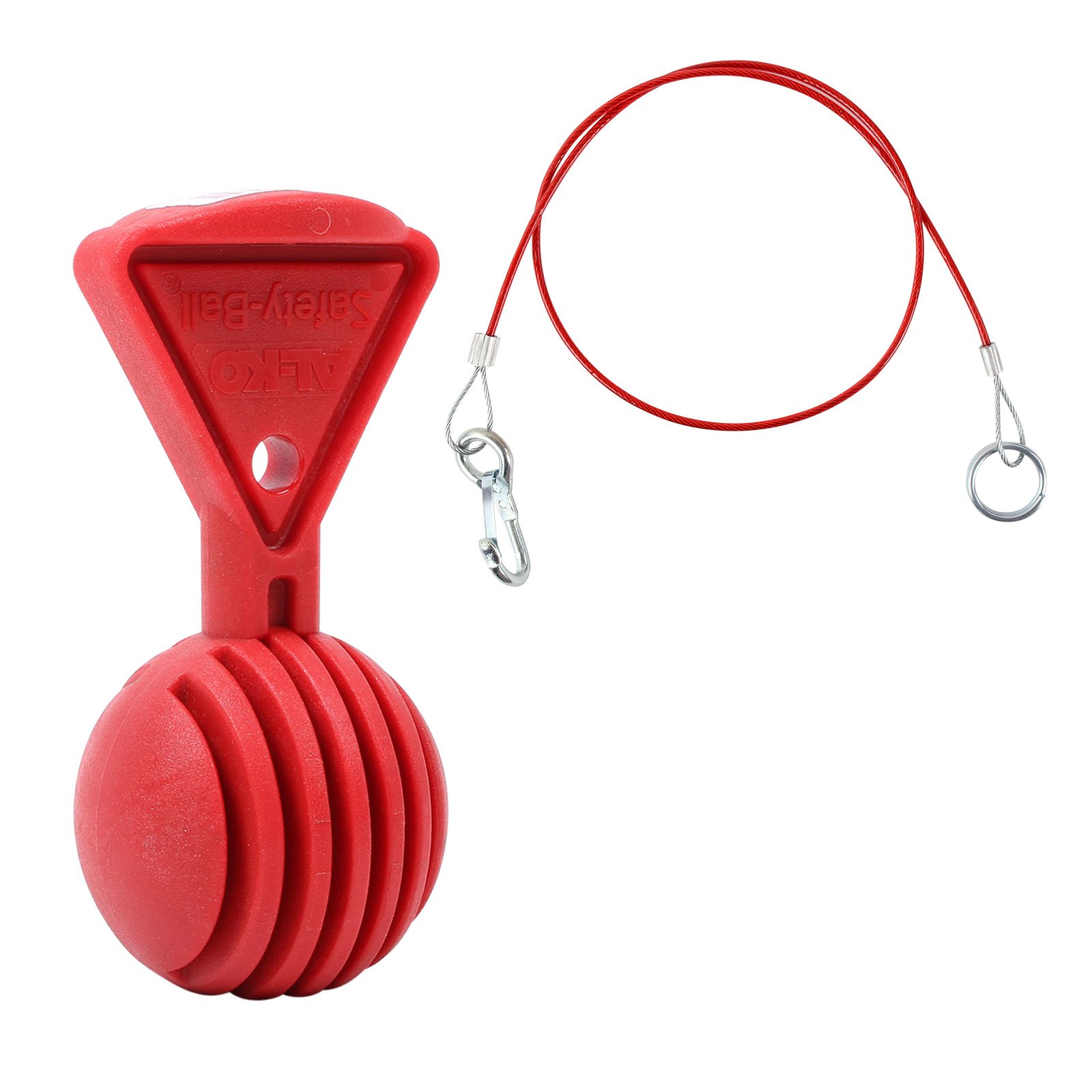 AL-KO Safety Ball rot + Abreißseil Rot 100 cm mit Karabiner und Ring von AL-KO