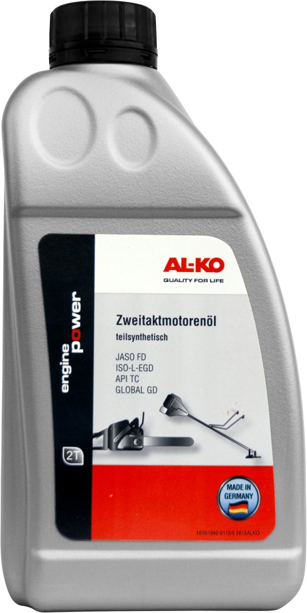 AL-KO Zweitaktöl für alle Benzin-Motorsensen und Benzin-Kettensägen, 1 Liter von AL-KO