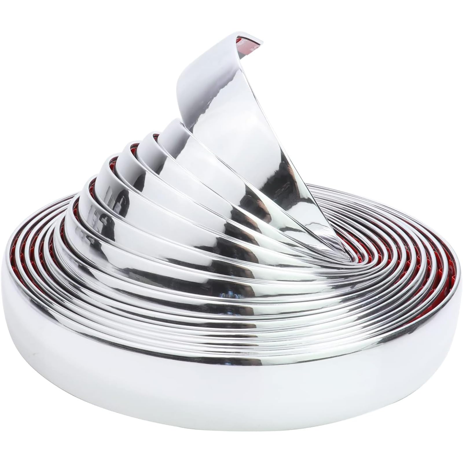 Chrom-Zierleiste for Autos, 15 Meter seitlicher/hinterer Stoßstangenschutz/Stoßstangentürschutz-Dekorationsstreifen (selbstklebend)(30mm*15m) von ALANIZ