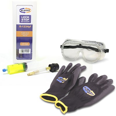 Alanko 40ml Dichtmittel LeckStopp R-1234yf + Handschuhe + Schutzbrille von ALANKO