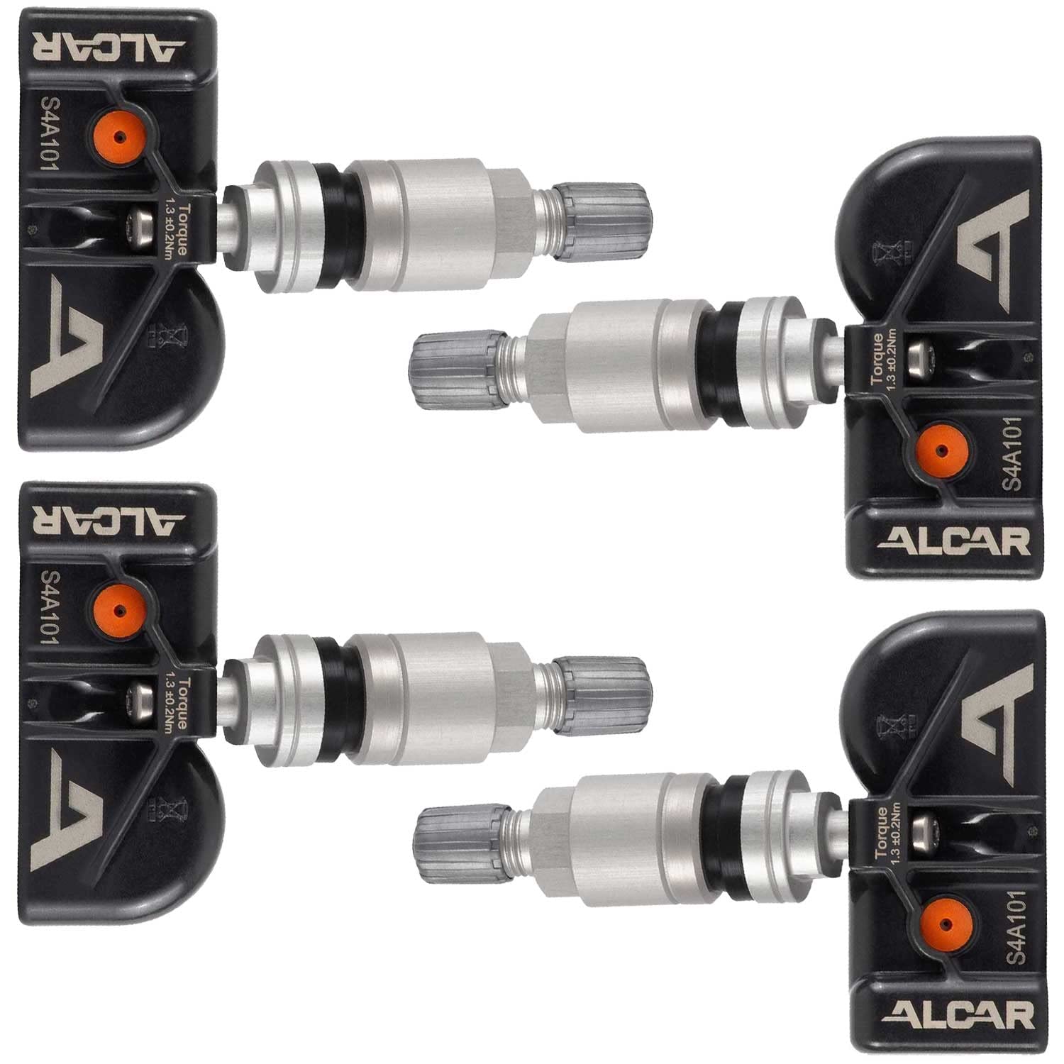 4x Alcar RDKS Sensor Plug & Drive 4-S5A105 silber kompatibel mit GENESIS G70 von ALCAR