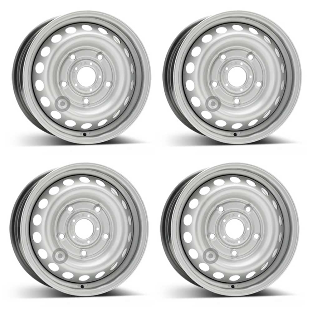 4x Alcar Stahlfelgen 4-8337 6.5Jx15 ET60 5x160 kompatibel mit Ford Tourneo Custom Transit 4x Alcar Stahlfelgen 4-8337 6.5Jx15 ET60 5x160 kompatibel mit Ford Tourneo Custom Transit von ALCAR