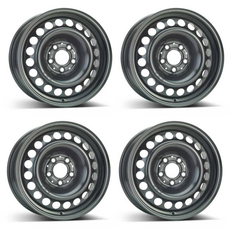 4x Alcar Stahlfelgen 4-9890 7.0Jx16 ET37 5x112 kompatibel mit Mercedes Benz C ClC CLK von ALCAR