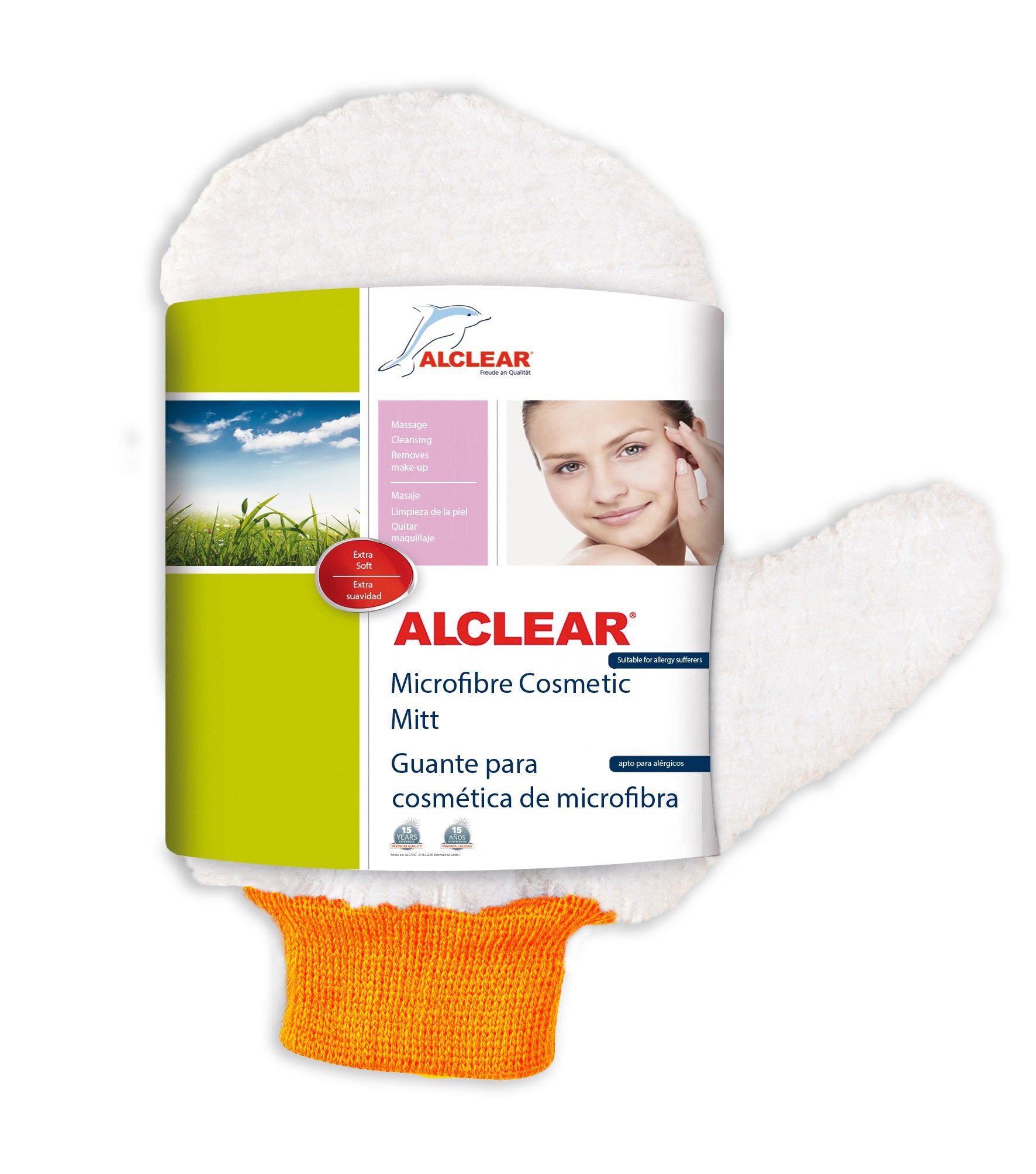 ALCLEAR 200805 Mikrofaser-Kosmetikhandschuhe, Weiß von ALCLEAR