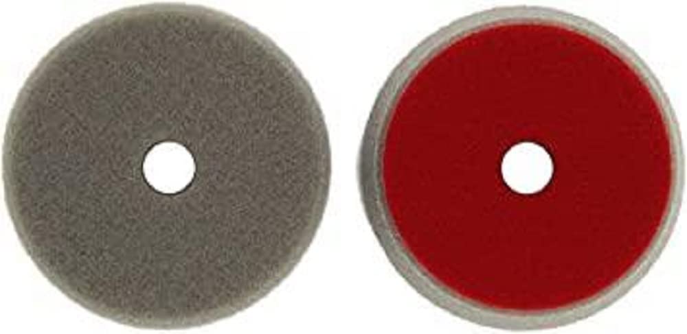 ALCLEAR 50163H Polierpad Auto Polierschwämme, hart für RUPES® Poliermaschine, Durchmesser: 163/150x30 mm, grau, 2er Set, Polierpad, Autopolitur Polierschwamm von ALCLEAR