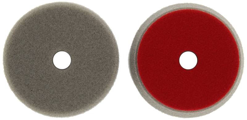 ALCLEAR 5095H Polierpad Auto Polierschwämme, hart für RUPES® Poliermaschine, Durchmesser : 95/80x25 mm, grau, 2er Set, Polierpad, Autopolitur Polierschwamm von ALCLEAR