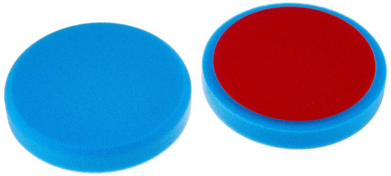 ALCLEAR 5516030B_2 5516030B Schleifpad, Medium, Durchmesser : 160 x 30 mm, blau, Auto Polierschwamm 2er Set für Autopflege mit Poliermaschine von ALCLEAR