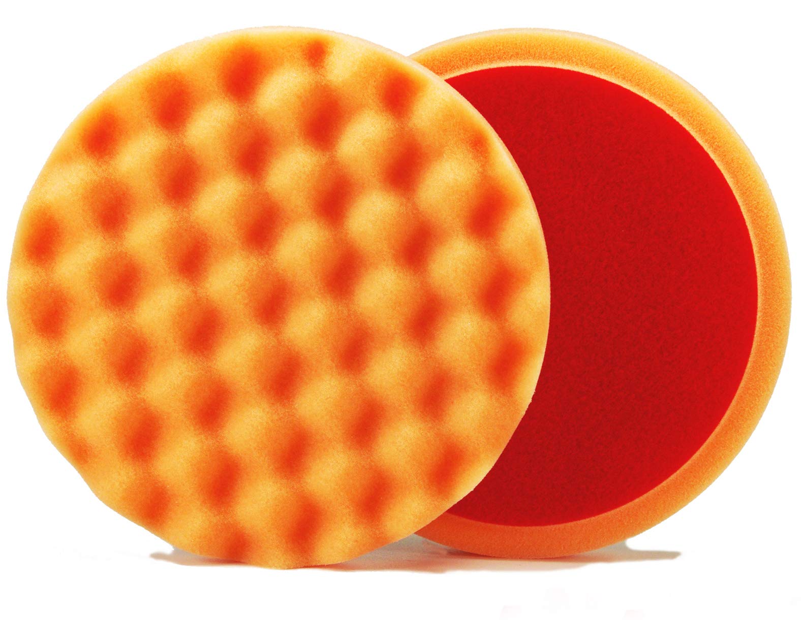 ALCLEAR 5613530AH_2 5613530AH Polierpad gegen Hologramme, Auto Polierschwämme, gewaffelt, Durchmesser: 135x25 mm, orange,2er Set, Polierpad polieren Pad Schwamm Polierschwamm f. Poliermaschine ALCLEAR 5613530AH_2 5613530AH Polierpad gegen Hologramme, Auto Polierschwämme, gewaffelt, Durchmesser: 135x25 mm, orange,2er Set, Polierpad polieren Pad Schwamm Polierschwamm f. Poliermaschine von ALCLEAR