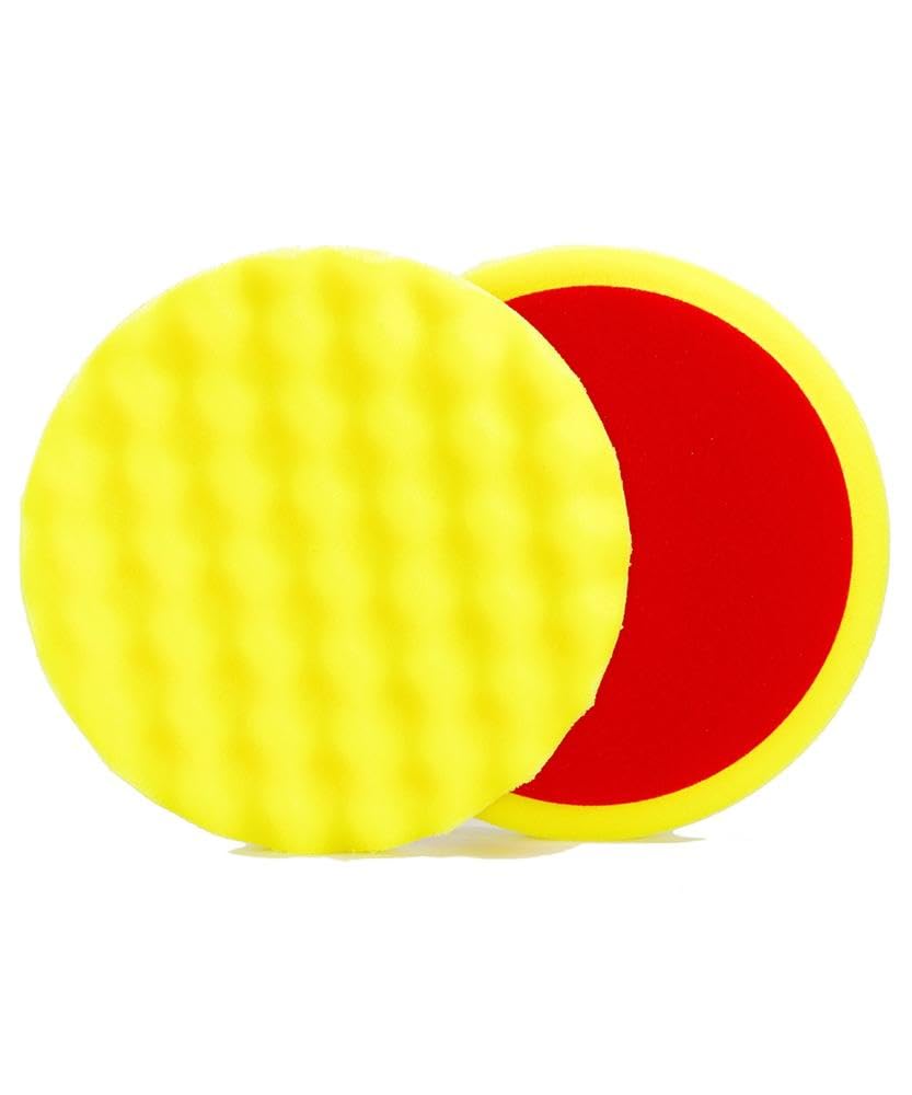 ALCLEAR 5613530M Schleifpad, Auto Polierschwämme, medium gewaffelt, Durchmesser: 135x25 mm, gelb,2er Set, Polierpad polieren Pad Schwamm Autopolitur Polierschwamm f. Poliermaschine ALCLEAR 5613530M Schleifpad, Auto Polierschwämme, medium gewaffelt, Durchmesser: 135x25 mm, gelb,2er Set, Polierpad polieren Pad Schwamm Autopolitur Polierschwamm f. Poliermaschine von ALCLEAR