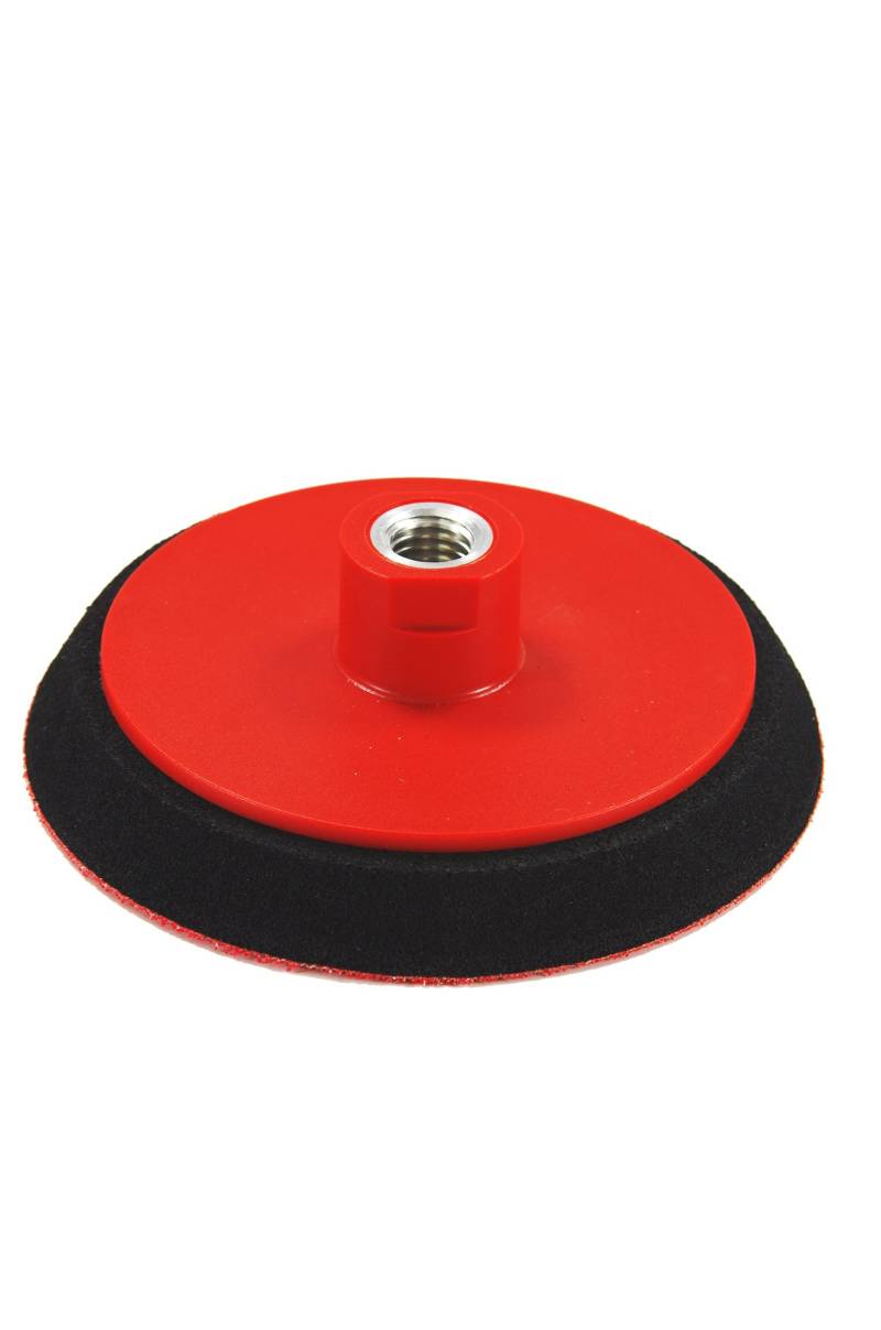 ALCLEAR 60123F Profi-Stützteller Fest, Durchmesser: 123 mm für Autopflege und Autopolitur mit Poliermaschine und Polierschwamm von ALCLEAR