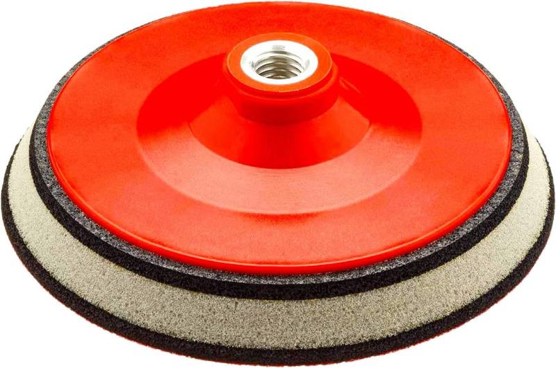 ALCLEAR 60140SW Profi-Stützteller Sandwich, Durchmesser: 140 mm für Autopflege und Autopolitur mit Poliermaschine und Polierschwamm von ALCLEAR