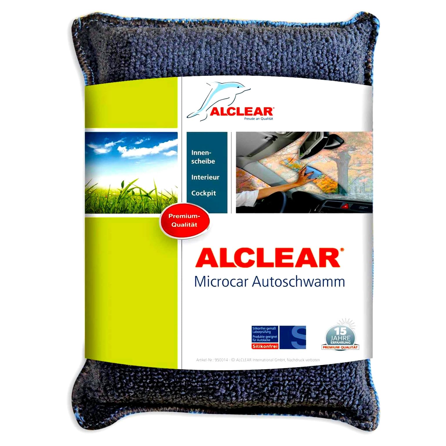 ALCLEAR 950014Microcar Auto Mikrofaser Scheiben Schwamm Autopflege, blau/grau, aus Mikrofasertuch Material, Trockentuch gegen Beschlagene Windschutzscheibe ALCLEAR 950014Microcar Auto Mikrofaser Scheiben Schwamm Autopflege, blau/grau, aus Mikrofasertuch Material, Trockentuch gegen Beschlagene Windschutzscheibe von ALCLEAR