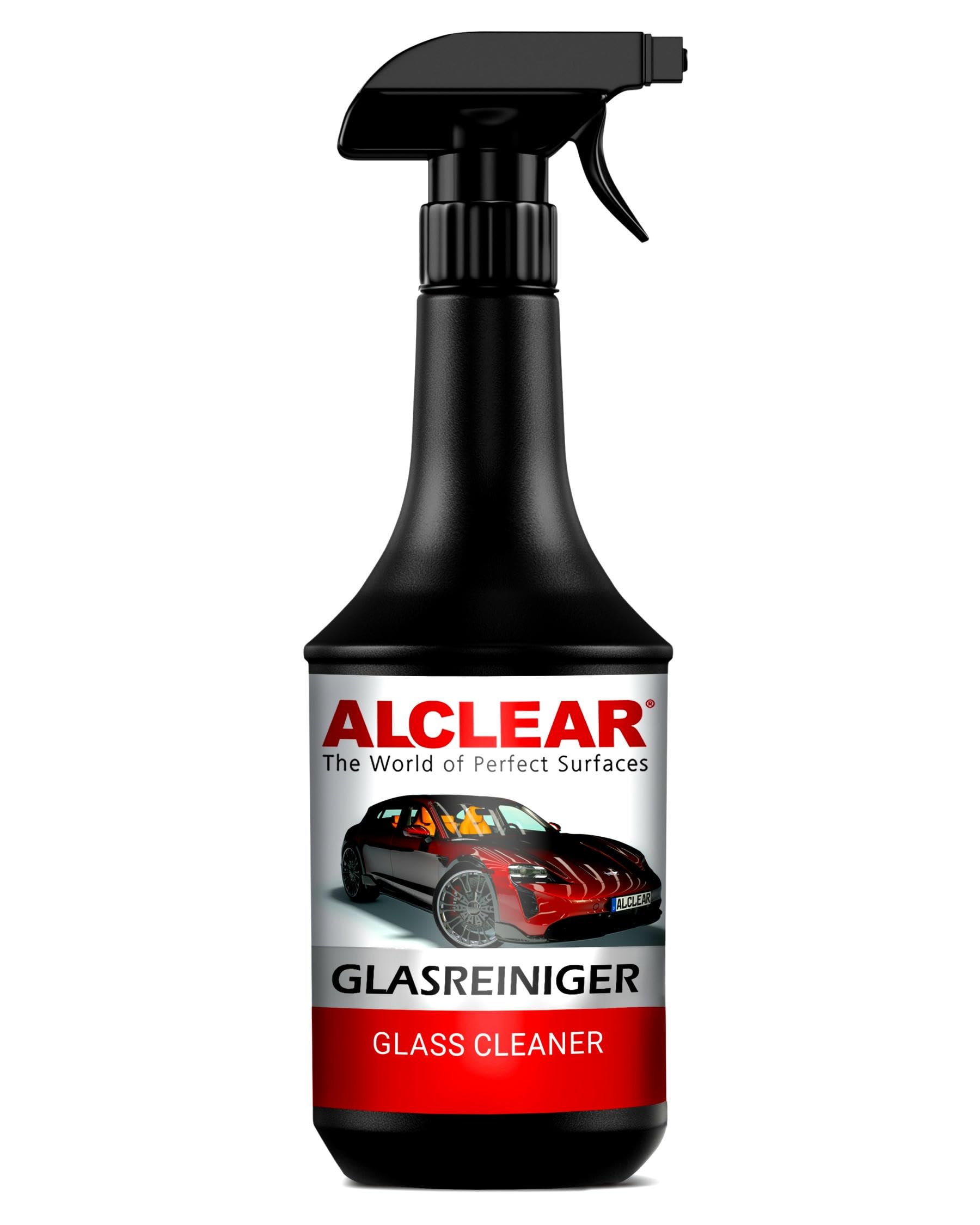 ALCLEAR Glasreiniger Auto für Windschutzscheiben - Premium Autoscheiben Reiniger mit Tiefenwirkung & Abperleffekt - 100% Streifenfrei - Intensiv Scheibenreiniger für Innen & Außen - 1000ml von ALCLEAR