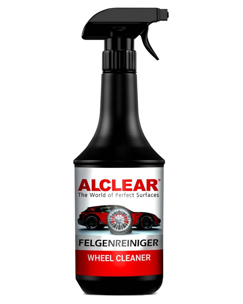 ALCLEAR 721FR Premium Auto Felgenreiniger für lackierte u. matten Alufelgen Stahlfelgen Chromfelgen, säurefrei, mit Farbindikator, Sprühflasche 1.000 ml von ALCLEAR