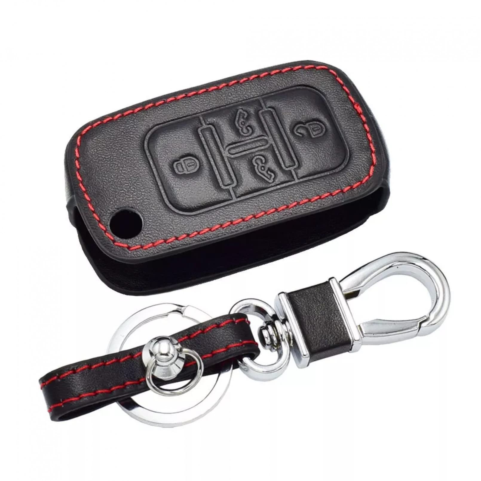 4 Tasten Flip Leder Autoschlüssel Fall Folding Auto Remote Protector Cover Schlüsselanhänger Zubehör für VW Volkswagen Caravelle MPV für SEAT Alhambra 4 Tasten Flip Leder Autoschlüssel Fall Folding Auto Remote Protector Cover Schlüsselanhänger Zubehör für VW Volkswagen Caravelle MPV für SEAT Alhambra von ALIANQ
