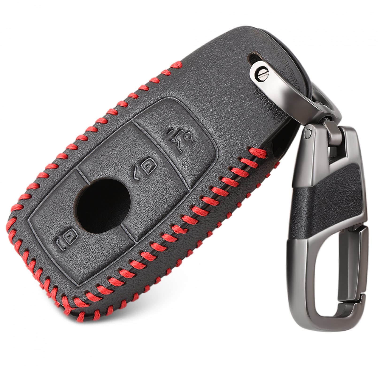 Leder Auto Remote Key Protector Case Cover Shell Schlüsselanhänger Zubehör für Mercedes Benz 2017 E-Klasse W213 2018 S-Klasse Neue SLC SLK Klasse E E200 E260 E300 E320 von ALIANQ