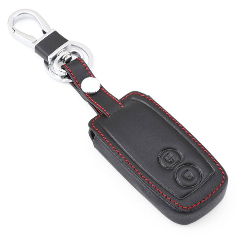 ALIANQ Leder Autoschlüssel Abdeckung 2 Tasten Smart Remote Fob Case Schutztasche Schlüsselanhänger Auto Zubehör für Suzuki SX4 2007-2012 Vitara Swifts von ALIANQ
