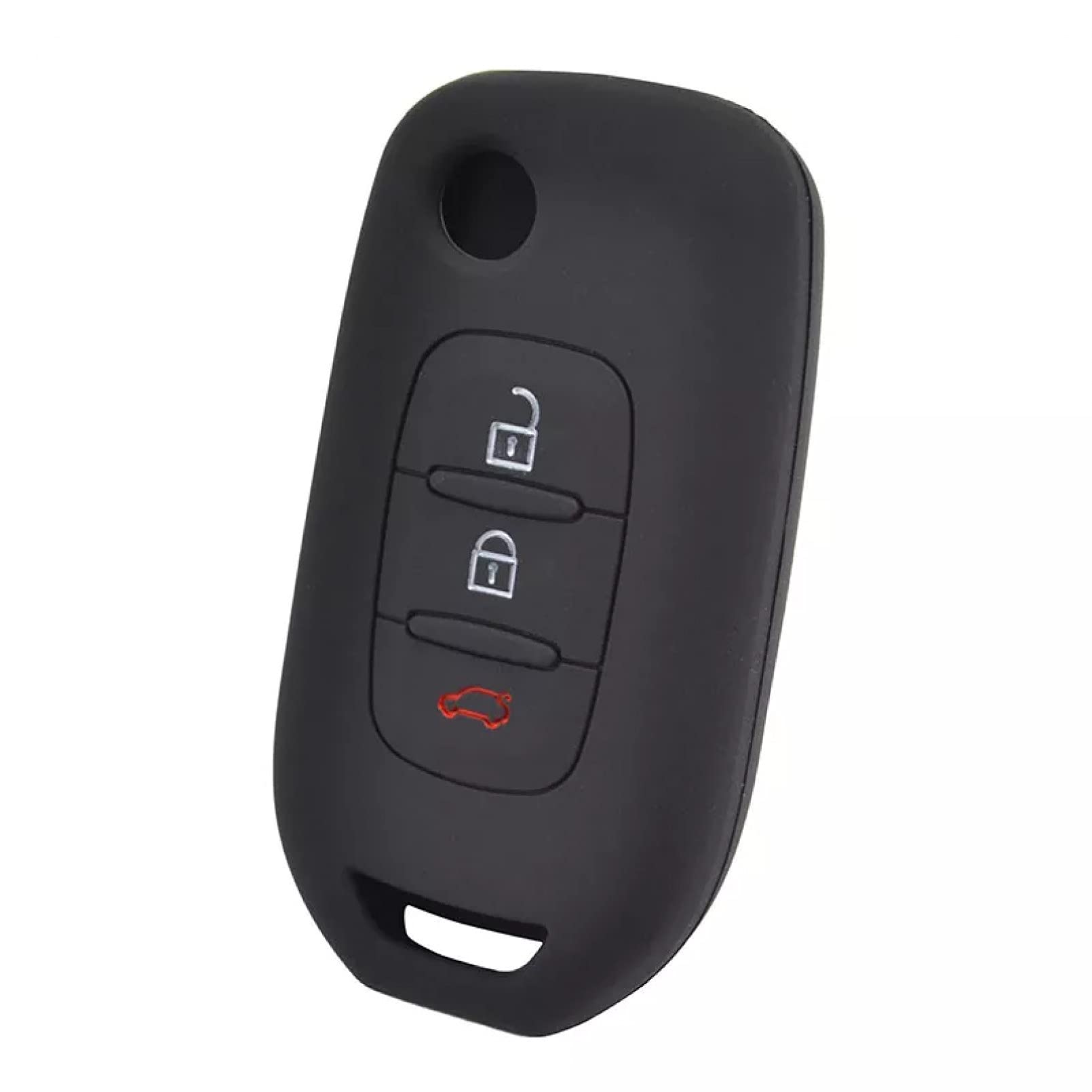 Silikon Auto Remote Key Protector Cover Case Fob Shell Autozubehör 3 Tasten für Renault Kadjar Captur Symbol Koleos Megane von ALIANQ