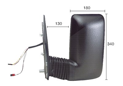 Alkar Außenspiegel [Hersteller-Nr. 9237977] für Iveco von ALKAR