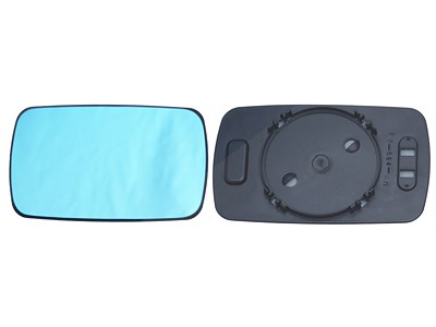 Alkar Spiegelglas, beheizbar, ebene, blau [Hersteller-Nr. 6431485] für BMW von ALKAR