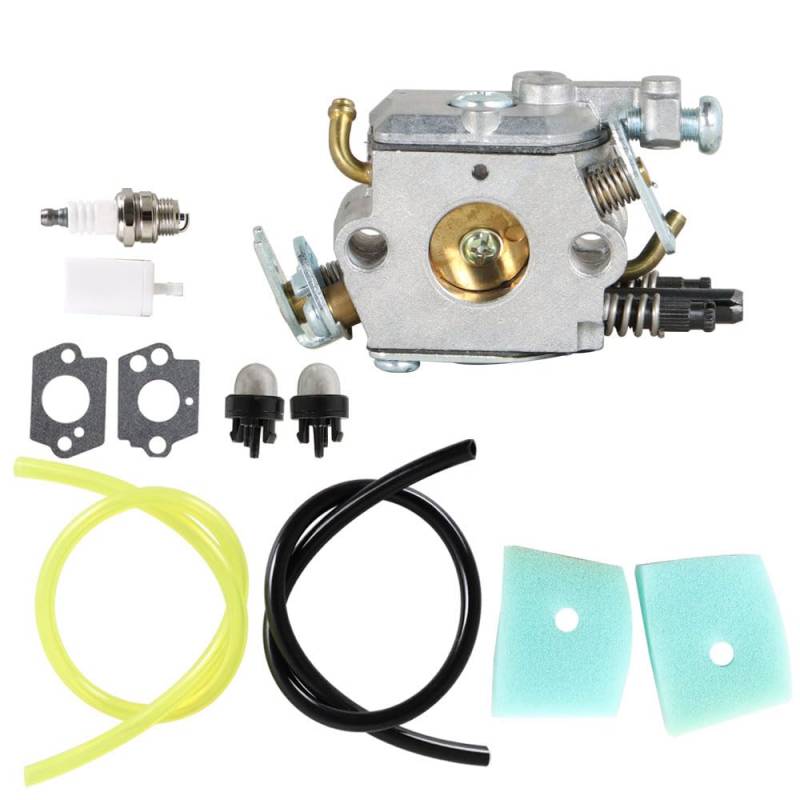 ALL-CARB 588171156 C1Q-EL24 Vergaser Ersatz für 123L 223L 322C 322R 323C 323L 323LD 325L 326L 326LX 326LS Trimmer Unkrautfresser Teile 503283401 mit Luftfilter-Set von ALL-CARB