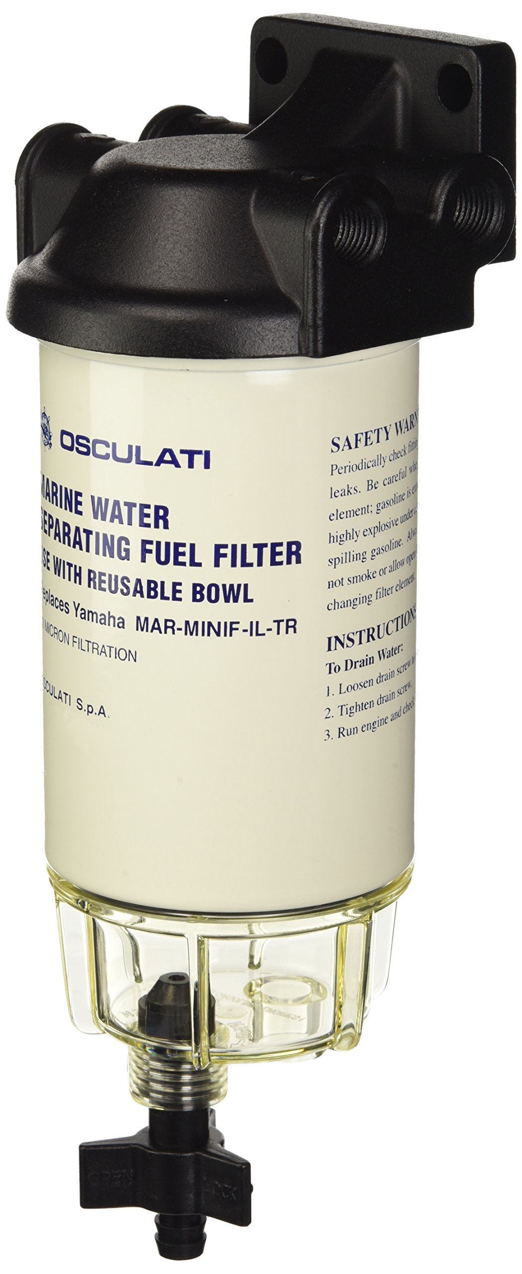 Osculati 17.661.30 Benzinfilter mit Wasserabscheider/Treibstoff von OSCULATI