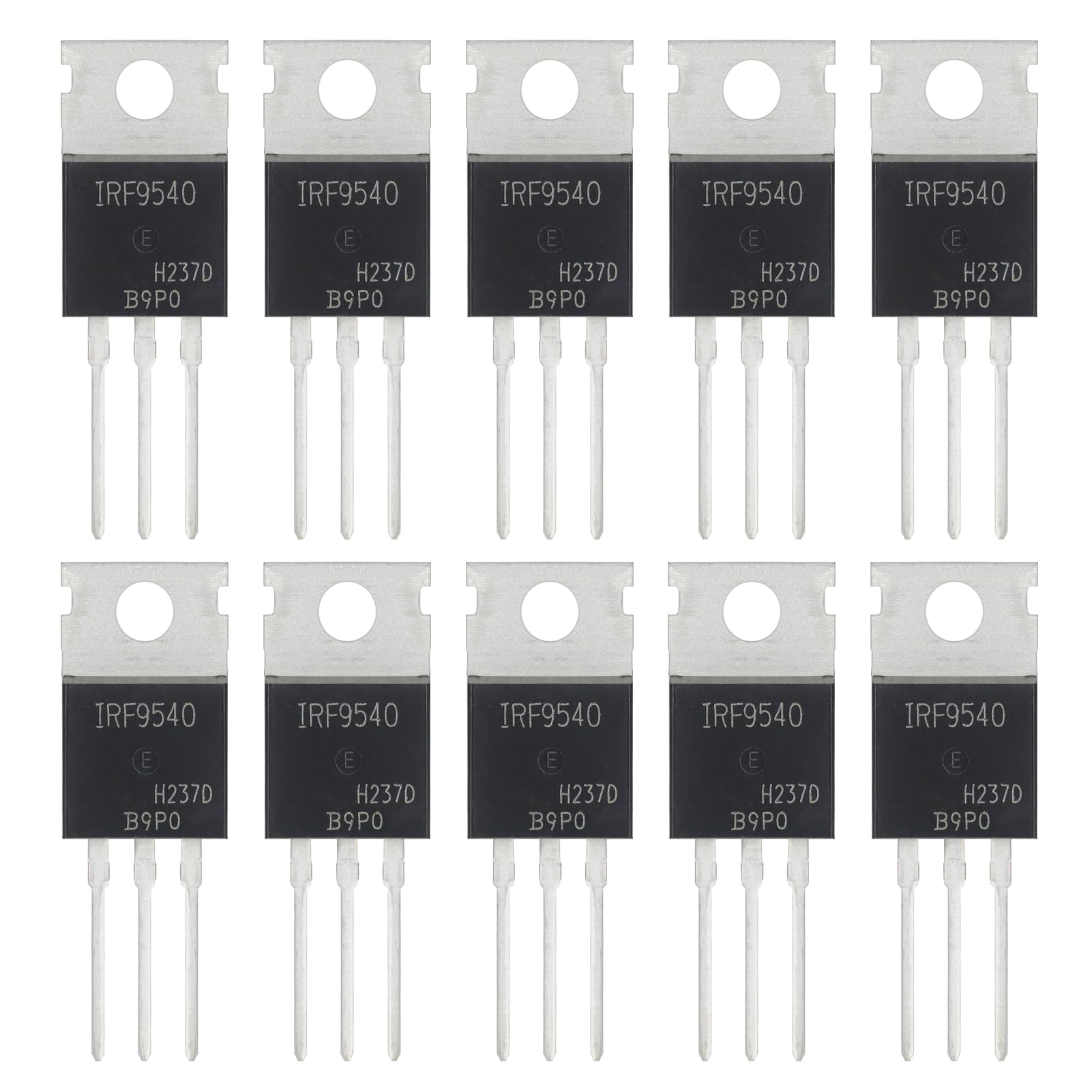 ALLECIN 10 Stück IRF9540 IRF9540N IRF9540NPBF MOSFET Transistoren Leistungs Halbleiterprodukte100V 23A P-Kanal MOSFETS Transistor 100 Volt 23 Ampere TO-220 ALLECIN 10 Stück IRF9540 IRF9540N IRF9540NPBF MOSFET Transistoren Leistungs Halbleiterprodukte100V 23A P-Kanal MOSFETS Transistor 100 Volt 23 Ampere TO-220 von ALLECIN