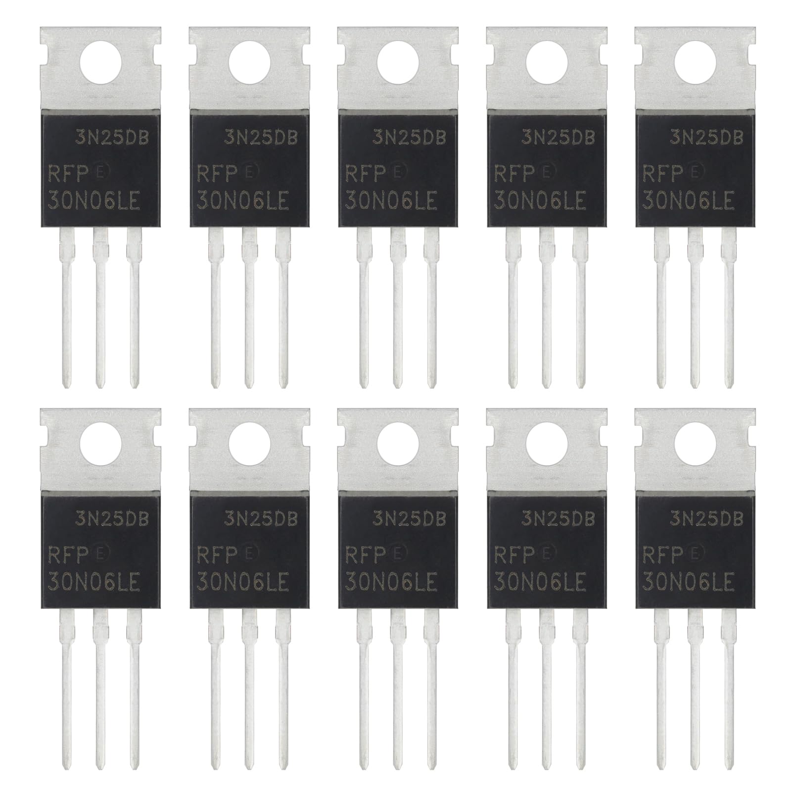 ALLECIN 10 Stück RFP30N06LE P30N06LE RFP30N06 30N06LE N-Kanal-Leistungs-MOSFET-Transistoren 30A 60V Halbleiterprodukte MOSFETS-Transistor 30 Ampere 60 Volt TO-220 ALLECIN 10 Stück RFP30N06LE P30N06LE RFP30N06 30N06LE N-Kanal-Leistungs-MOSFET-Transistoren 30A 60V Halbleiterprodukte MOSFETS-Transistor 30 Ampere 60 Volt TO-220 von ALLECIN