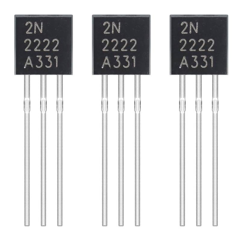 ALLECIN 2N2222 NPN Transistor Allzweck Verstärker 2N2222A Silizium Transistoren für DIY TO-92 60 V 800 mA (Packung mit 200 Stück) von ALLECIN