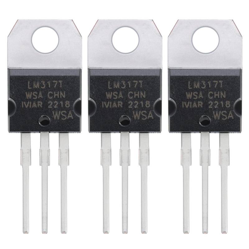 ALLECIN LM317T LM317 Spannungsregler mit drei Anschlüssen Einstellbarer Verstellbarer 1,5A 1,2V bis 37V für DIY TO-220 (Packung mit 30 Stück) von ALLECIN