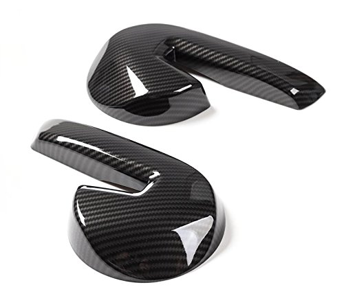 Carbon Innendekoration Decal Frame Cover Trim für Ford Mustang 2015+ (Backrest Adjust Handle Decoration) von ALLOY