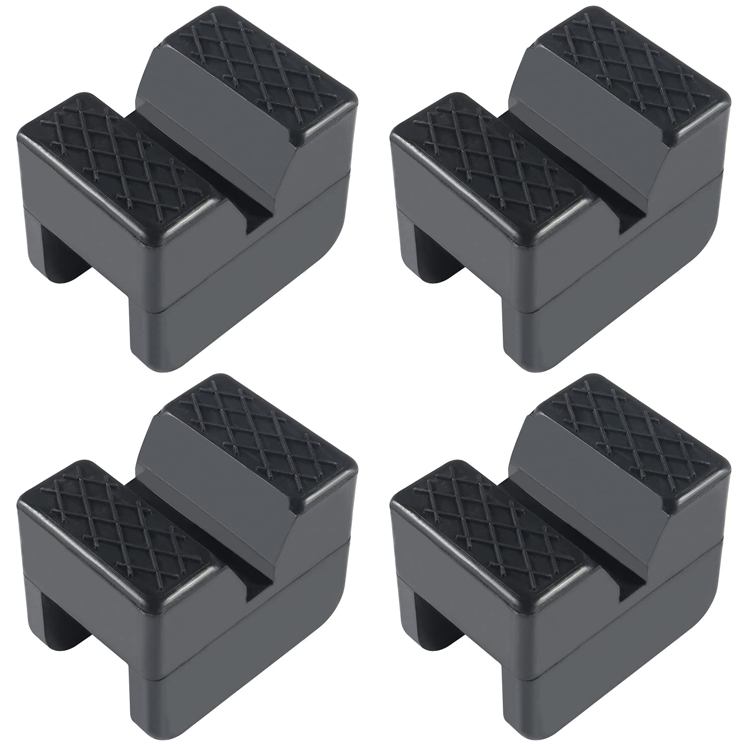 Wagenheber Gummiauflage, Stehen Gummipuffer, Jack Stand Pad, Unterstellbock Gummiblock Schützt Auto vor Kratzen (4) von ALMOCN