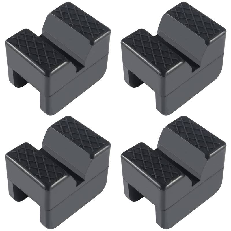 Wagenheber Gummiauflage, Stehen Gummipuffer, Jack Stand Pad, Unterstellbock Gummiblock Schützt Auto vor Kratzen (4) von ALMOCN